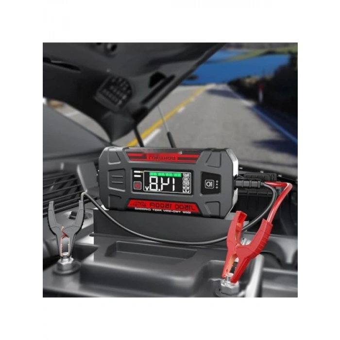 Akıllı 12V 1500A Akü Şarj Cihazı - LiFePO4