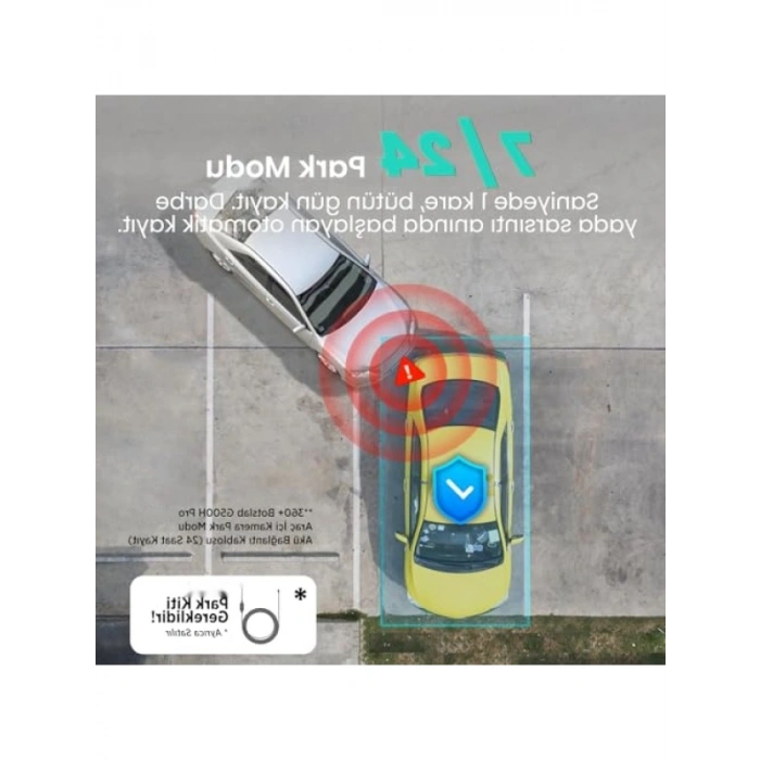 Akıllı Araç İçi Kamera - 3K Ön, 1080p Arka, Gece Görüşü ve GPS Özellikleri