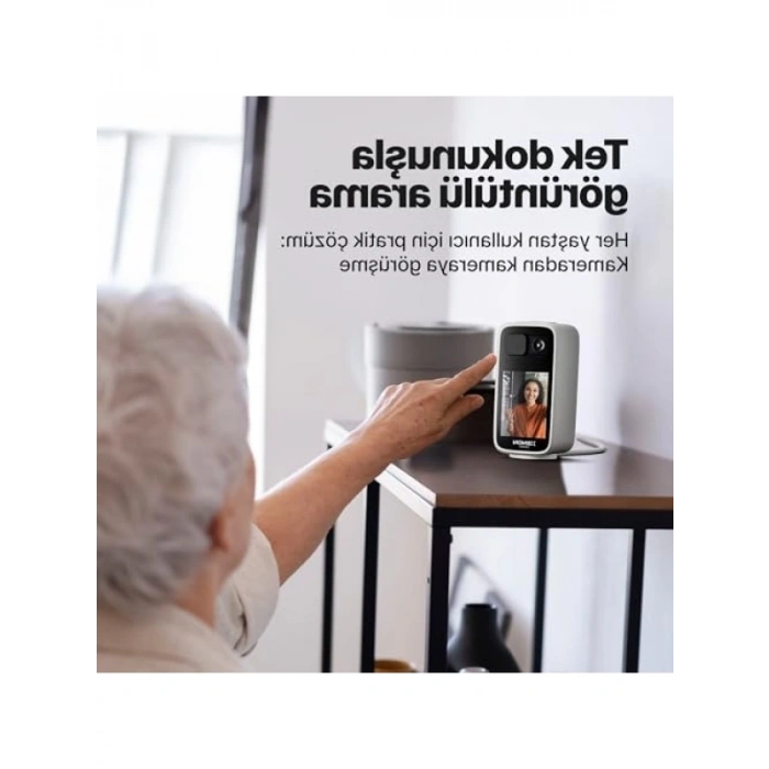 Akıllı Ekranlı Bebek Güvenlik Kamerası - Wi-Fi 4MP 2K QHD