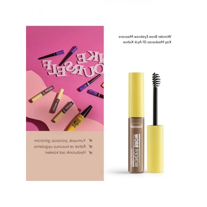 Akıllı Fırçalı Kaş Maskarası - 01 Blonde/Kahverengi