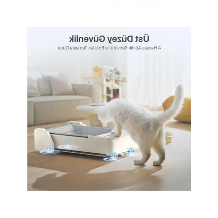 Akıllı Otomatik Kedi Tuvaleti, 38 dB Sessiz