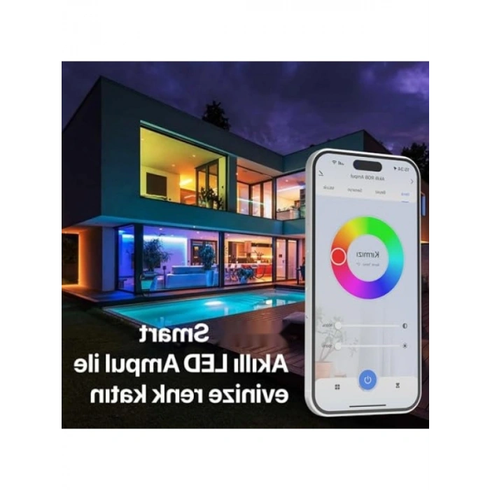 Akıllı Wi-Fi RGB LED Ampul, Mobil Uygulama ile Kontrol Edilir