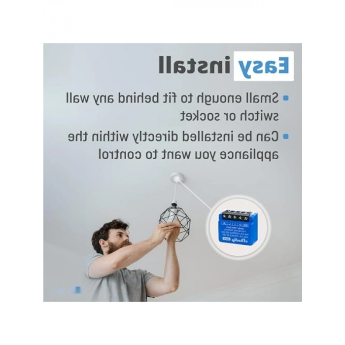 Akıllı Wi-Fi ve Bluetooth Röle Kontrol Cihazı - 1 Kanal 8A
