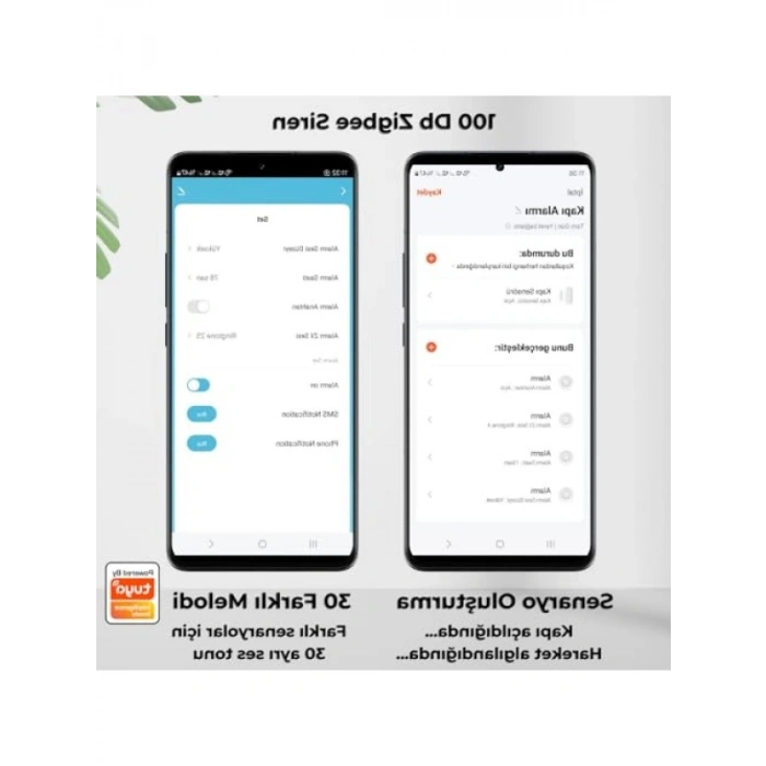 Akıllı Zigbee Siren, 100 dB Ses Seviyesi