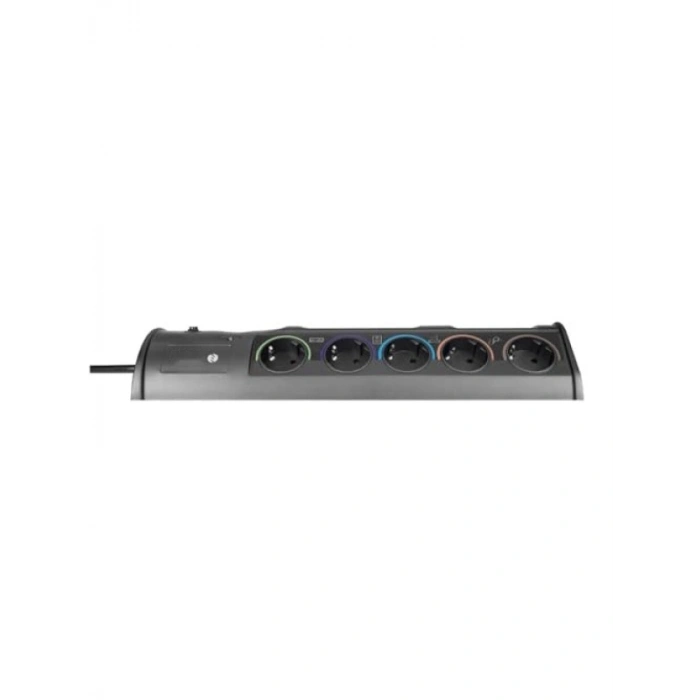 Akım Korumalı 3 Metre Priz - 1860 Joule, 1 USB, 1 Type-C, 2.1A/5V