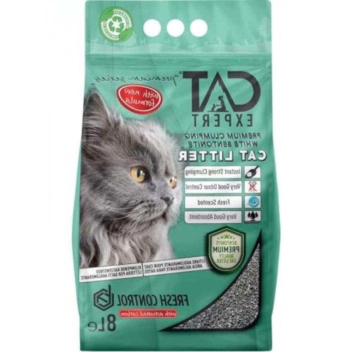 Aktif Karbonlu Koku Hapseden Tozsuz Kedi Kumu (8 Lt)
