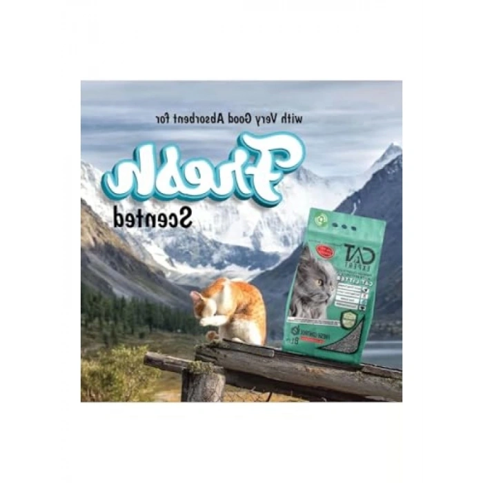 Aktif Karbonlu Koku Hapseden Tozsuz Kedi Kumu (8 Lt)