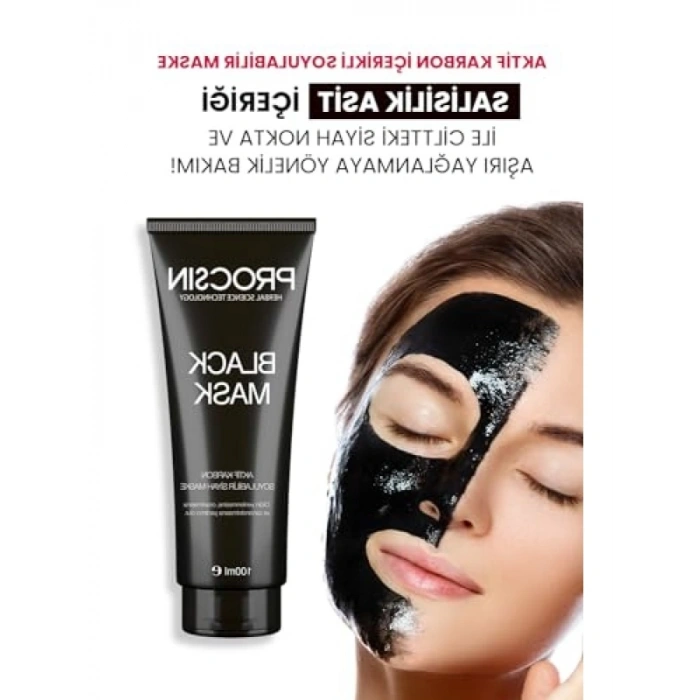 Aktif Kömürlü Siyah Maske - Gözenek Arındırıcı - 100 ML