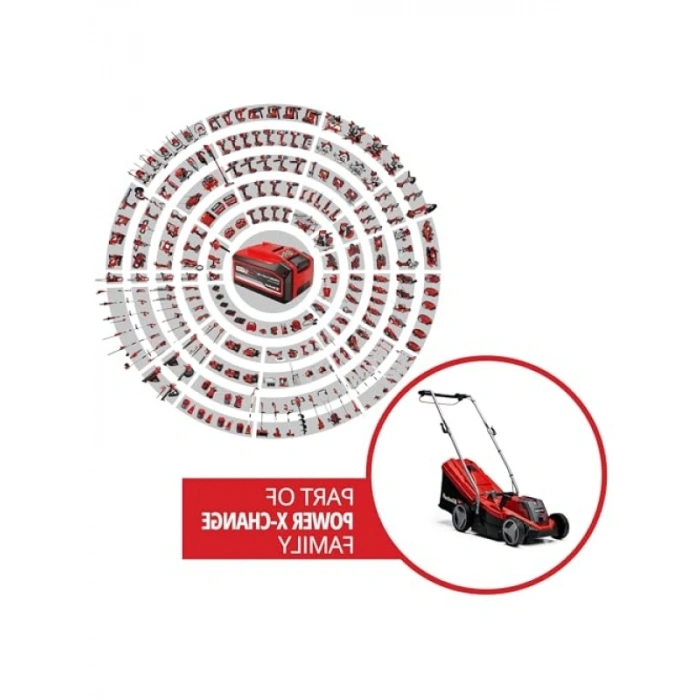 Akülü Çim Biçme Makinesi, 33 cm Kesme Genişliği