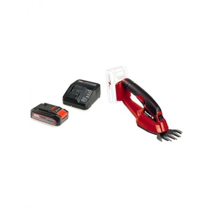 Akülü Çit Budama Makinesi, 18V, Metal Dişli, Ergonomik Tasarım