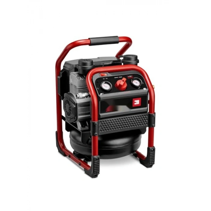 Akülü Kompresör - Sessiz ve Güçlü (18V, 8 Bar, 6L Tank)