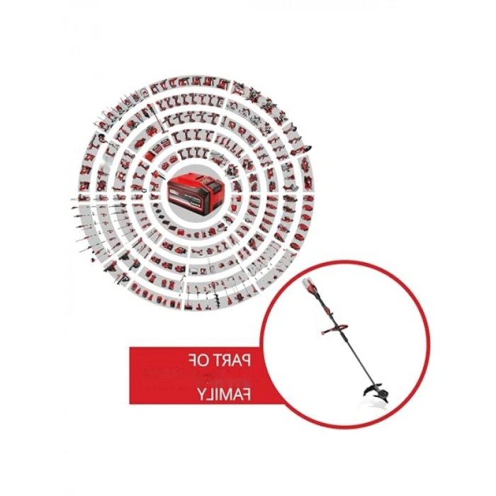Akülü Tırpan - 36 V, 43 cm Kesme Genişliği
