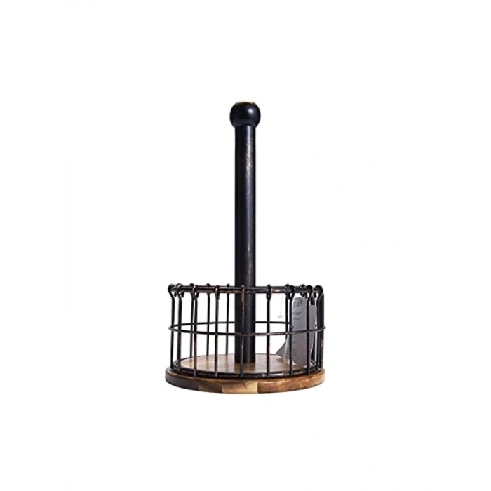 Alaşımlı Çelik Kağıt Havlu Tutucu - Siyah