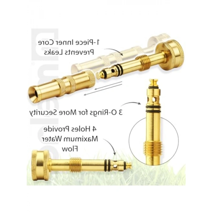 Altın Renk Metal Süpürme Başlığı Seti - 2li Paket