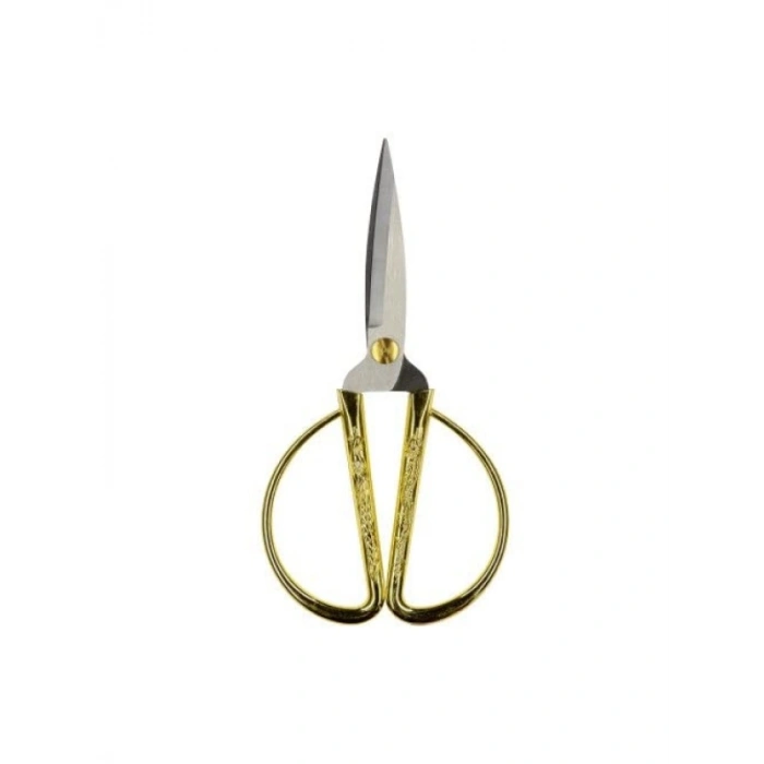 Altın Renkli Dayanıklı Nişan Makası - 15 cm
