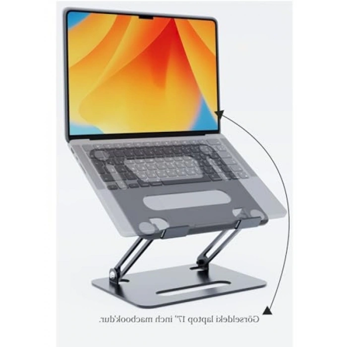 Aluminyum Ergonomik Ayarlanabilir Notebook Standı