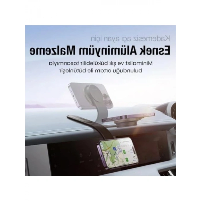 Alüminyum Katlanabilir Araç İçi Telefon Tutucu