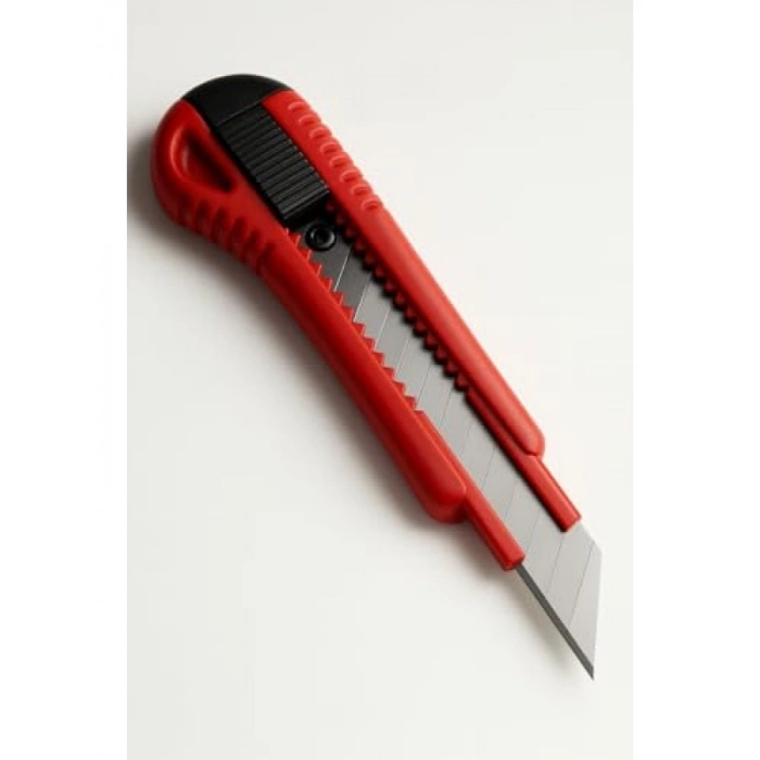 Alüminyum Maket Bıçağı - 18 mm, Otomatik Kilitleme Sistemi