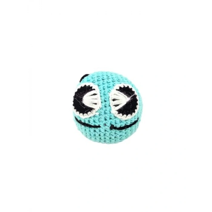 Amigurumi Kedi Oyuncağı - Turkuaz Emoji Tasarım