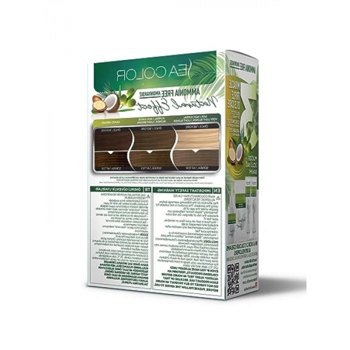 Amonyaksız Kalıcı Saç Boyası - Açık Kumral 8.0