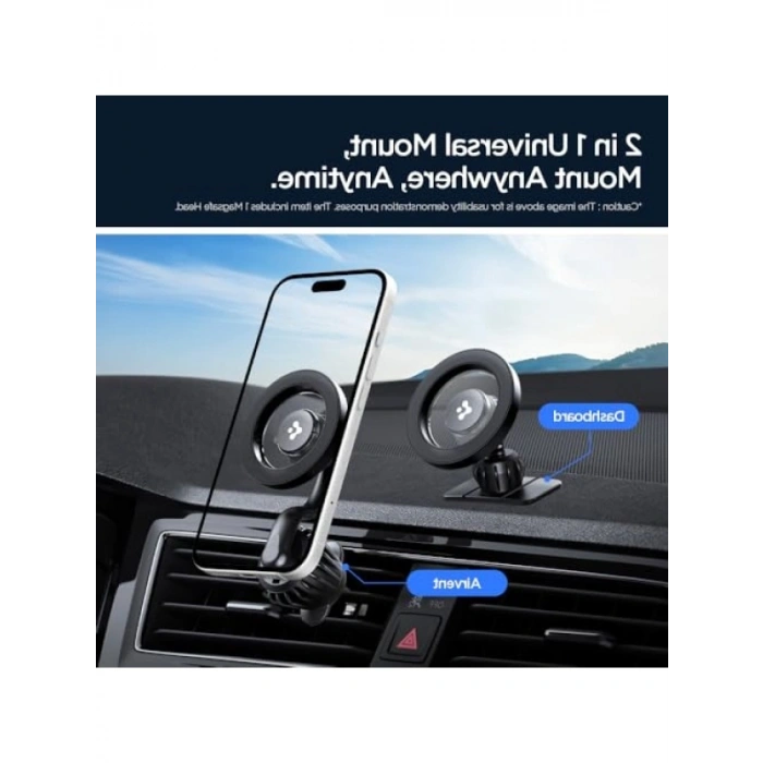 Araç İçi Telefon Tutucu - Havalandırma ve Ön Konsol Uyumlu