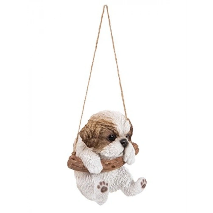 Asma Shih Tzu Yavru Köpek Dekoratif Figür