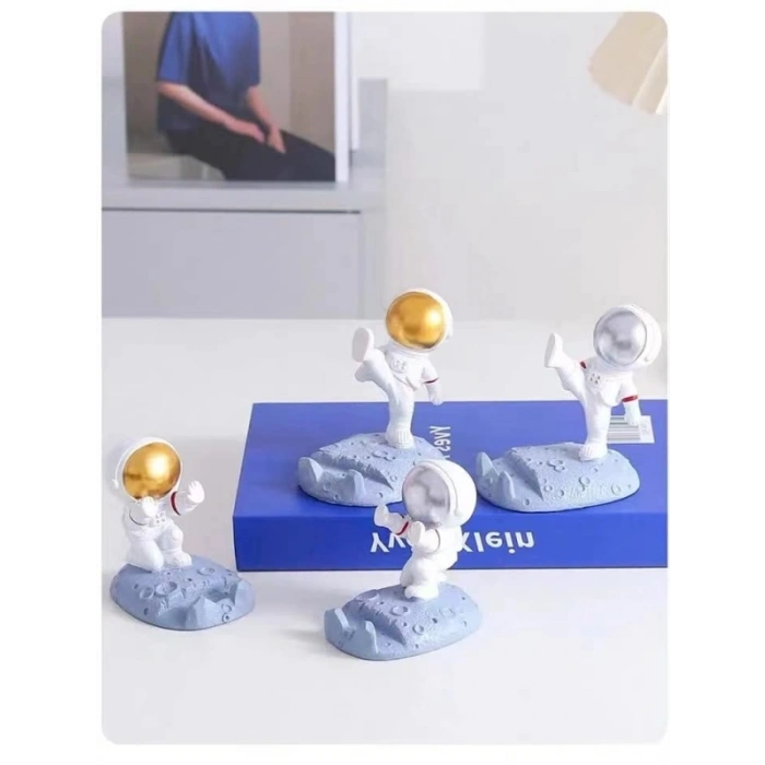 Astronot Tasarımlı Çok Fonksiyonlu Telefon Standı