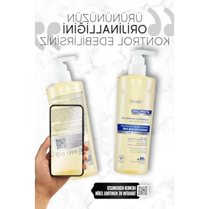 Atopiye Eğilimli Kuru Ciltler İçin Temizleyici Duş Yağı - 500 ml