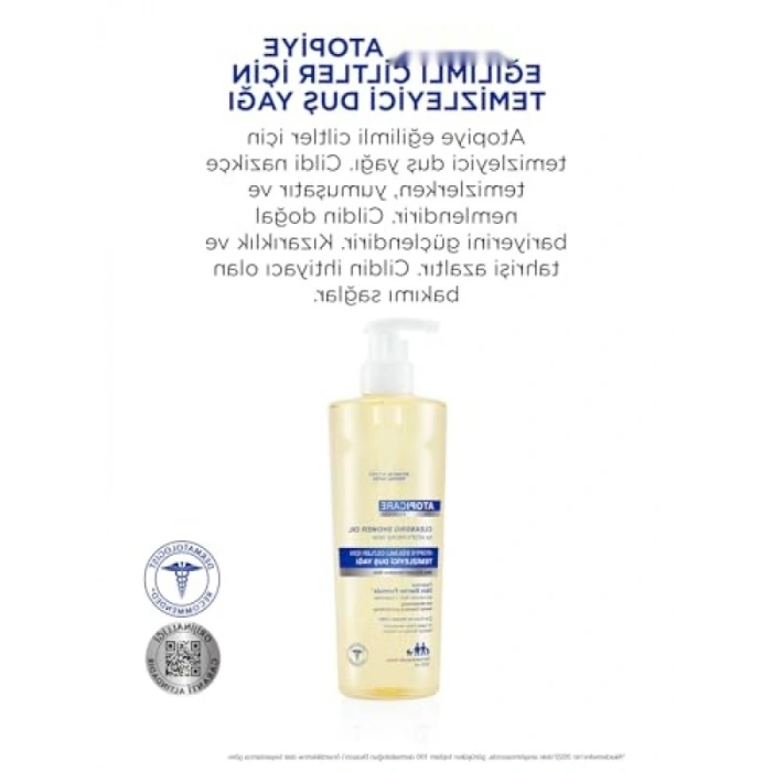 Atopiye Eğilimli Kuru Ciltler İçin Temizleyici Duş Yağı - 500 ml