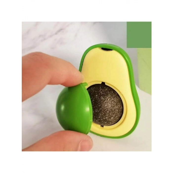 Avokado Kedi Nanesi Topu - Yapışkanlı Tasarım