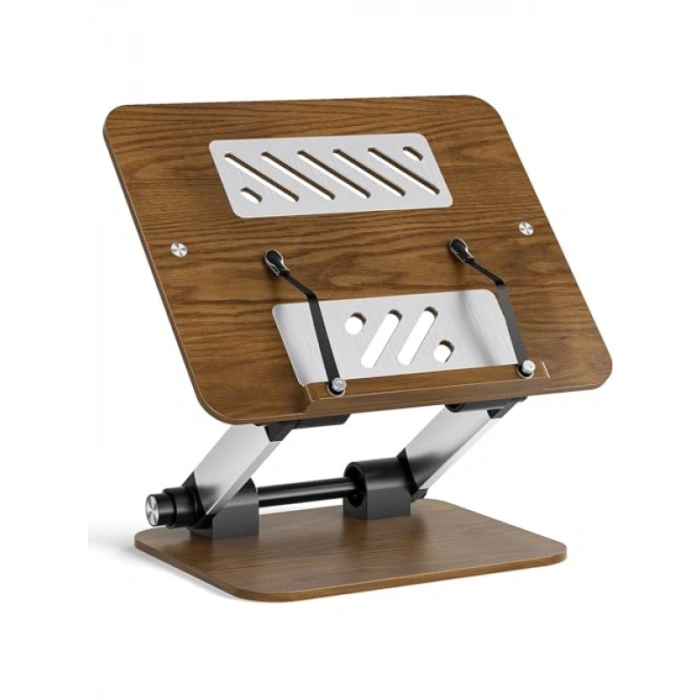 Ayarlanabilir Açılı Katlanabilir Tablet ve Kitap Okuma Standı - Ergonomik ve Taşınabilir Tasarım