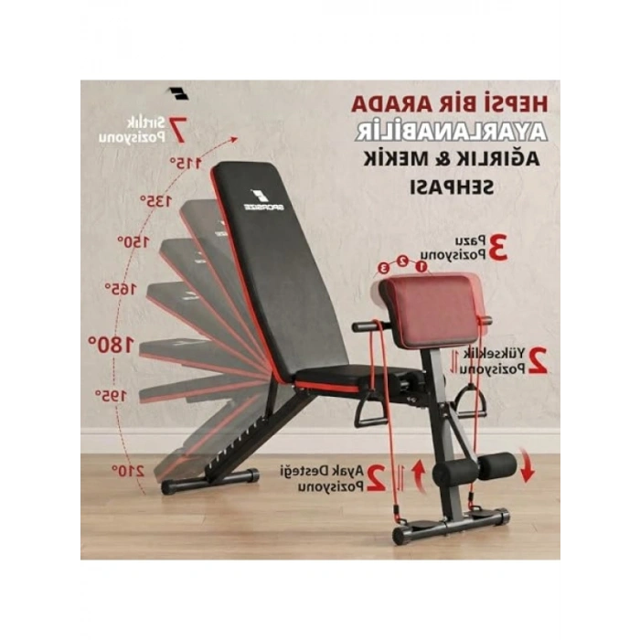 Ayarlanabilir Ağırlık ve Mekik Seası, Katlanabilir Çelik Gövde