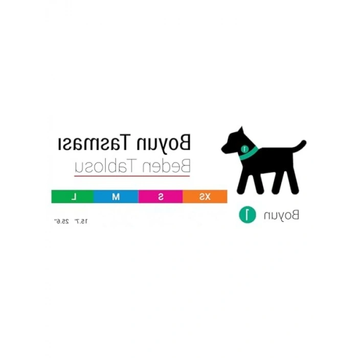 Ayarlanabilir D Halka ile M Boy Köpek Boyun Tasması