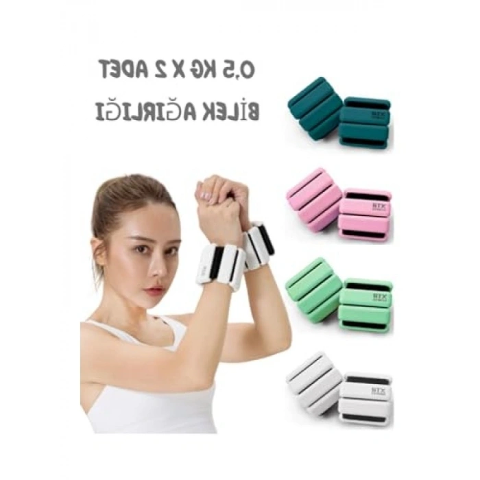 Ayarlanabilir El ve Ayak Bilek Ağırlığı - 500 gr x 2 Adet Pembe