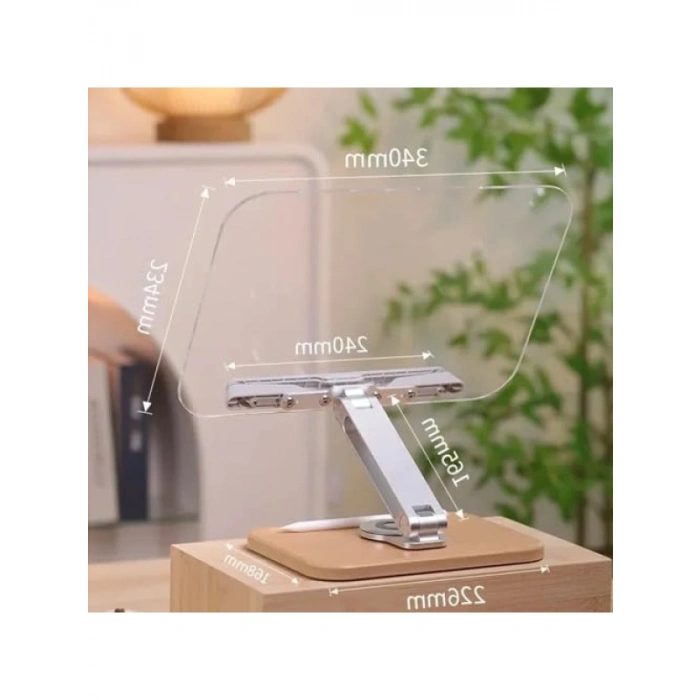 Ayarlanabilir Kitap Okuma Tutucu, Katlanabilir ve Taşınabilir