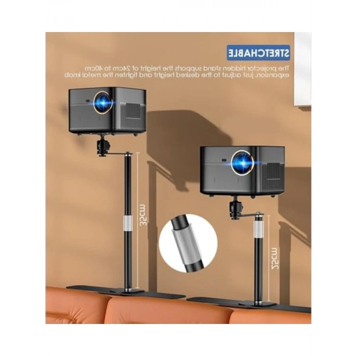 Ayarlanabilir Projeksiyon Standı, 24 cm - 40 cm Yükseklik Uzatma