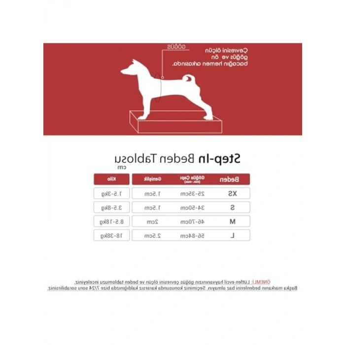 Ayarlanabilir Step-In Köpek Göğüs Tasması - Sağlam ve Kolay Takılabilir, Lacivert