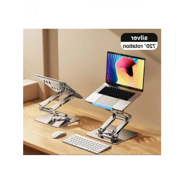 Ayarlanabilir Yükseklik ve Açılı Alüminyum Laptop Standı