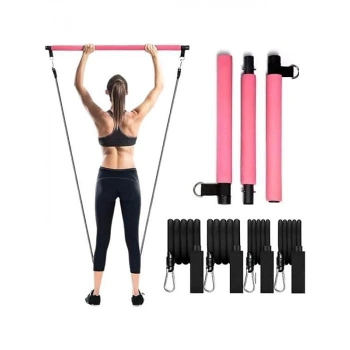 Ayarlanabilir Zorluk Pilates Barı Egzersiz Çubuğu