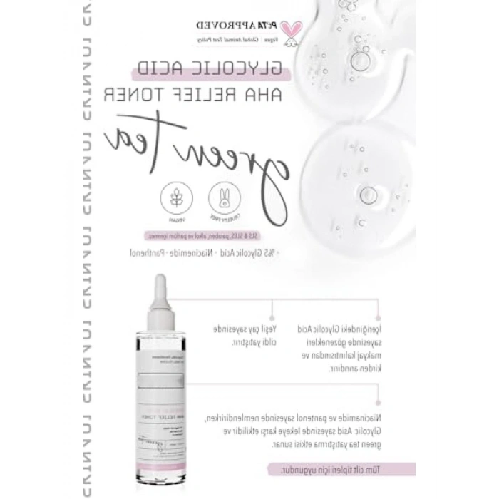 Aydınlatıcı ve Leke Karşıtı Tonik, %5 Glikolik Asit, 200 ml