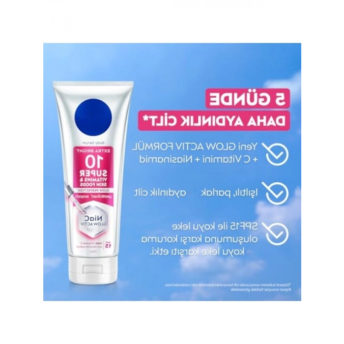 Aydınlatıcı Vücut Losyonu, SPF15, C Vitamini ve Niasinamid, 170 ml