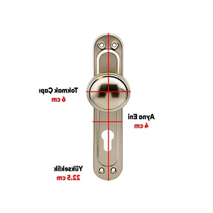 Aynalı Niken Kapı Tokmağı - Metal Tokmak