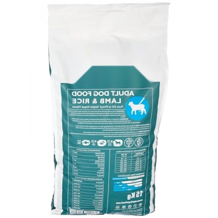 Az Tahıllı Yetişkin Köpek Maması Kuzulu, 15 KG