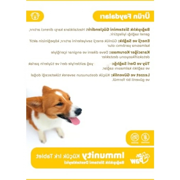 Bağışıklık Destekleyici Tablet, Küçük Irk (60 adet, 90 gr)
