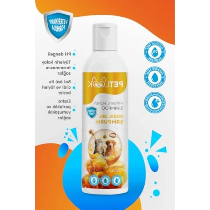 Bal Özlü Kedi ve Köpek Şampuanı - 250 Mililitre