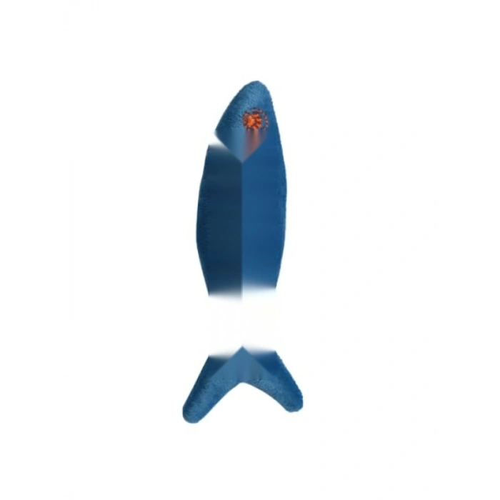 Balık Temalı Peluş Kedi Oyuncağı