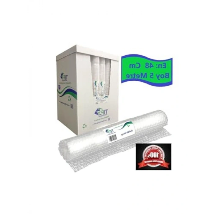 Balonlu Naylon Sargı, 5 Adet, 48 cm Genişlik ve 5 Metre Uzunluk