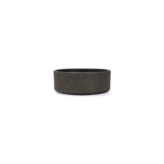 Bambu Köpek Mama Su Kabı, Antrasit, 12 cm, 300 ml Kapasite
