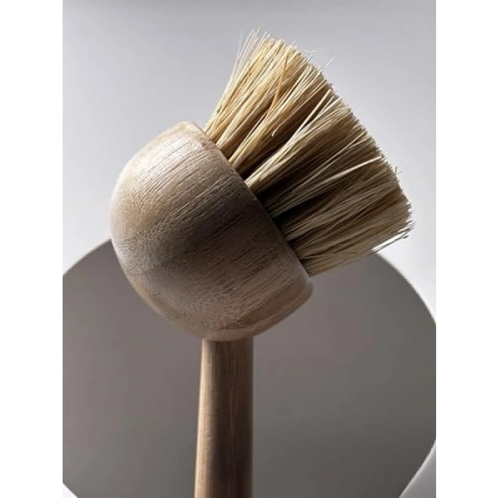 Bambu Saplı Sisal Lifli Bulaşık Fırçası