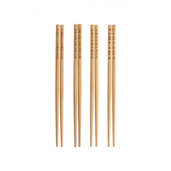 Bambu Yemek Çubukları Seti, 4 Çift